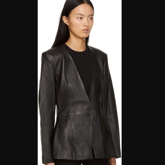 ANINE BING EVENING LEATHER BLAZER | SIZE XS - Picture 2 of 12